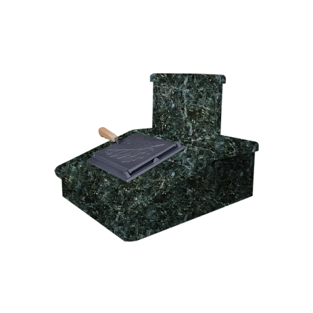 Облицовка на ТРУБУ Президент Серпентинит Гроза 18 (115х290) (1 ярус) под шибер