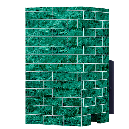 Облицовка КЛАССИКА КИРПИЧ Змеевик Гром 40 П2 (h1140/40/40 верх)+ПУШКИ+Т/О СЛЕВА