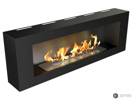 Биокамин настенный Ornament 1200 со стеклом (Estetic Flame)
