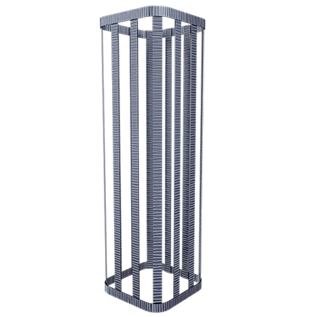 Сетка на трубу (250х250х1000) GFS ЗК 18/25/30, Гроза 18, Гром 30