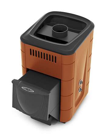 Печь банная Компакт 2017 Carbon ДА ТО терракота