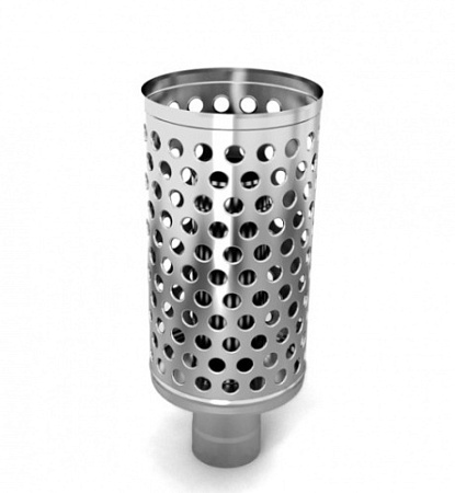 Каменка натрубная ДИЗЕЛЬ, ф115, 1/0,5мм, нерж/нерж