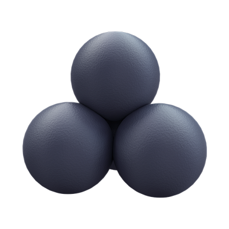 Комплект чугунных ядер ф 50 (12 шт.)