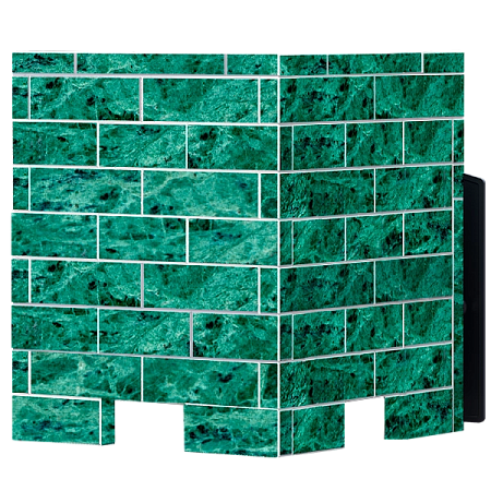 Облицовка Кирпич Оптима Змеевик Искандер ЗК 18/25М/П2 (h 680/40 верх)