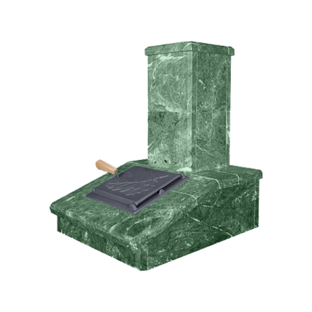 Облицовка на ТРУБУ Президент Змеевик Гроза 18 (115х540) (2 ярус) под шибер