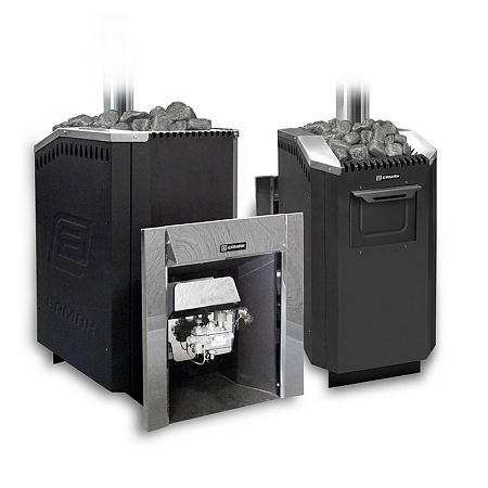 Печь банная газо-дровяная УРАЛОЧКА 30 Сталь