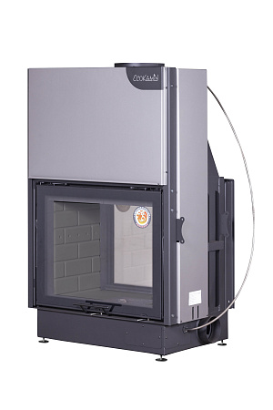 Топка ВЕГА 800 TВ туннельная черный шамот 