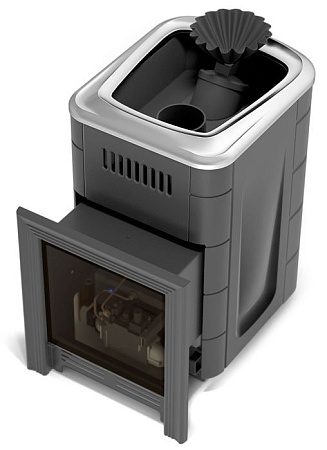 Печь банная Таймыр 2017 Inox БСЭ ЗК антрацит