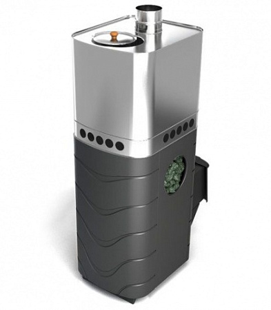 Печь банная Бирюса 2013 Carbon ДА ЗК антрацит