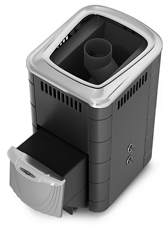 Печь банная Тунгуска 2017 Inox ДН ТО антрацит