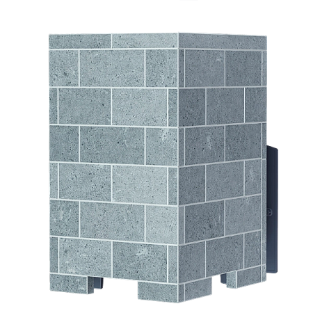 Облицовка КЛАССИКА КИРПИЧ Талькохлорит GFS ЗК 18 М/П/П2 (h830/40 верх)