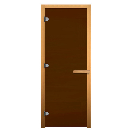 ДС  Бронза Матовая 180х70 (8мм, 3 петли 716 CR) (ОСИНА)