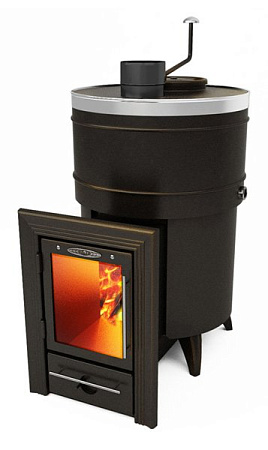 Печь банная Скоропарка 2012 Inox Люмина черная бронза