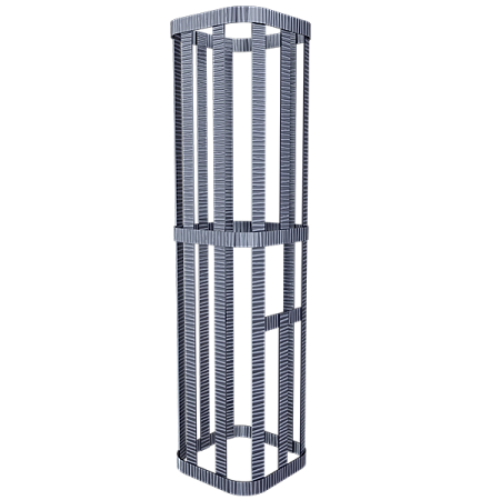 Сетка на трубу под ШИБЕР (250х250х1000 ) Гром 30