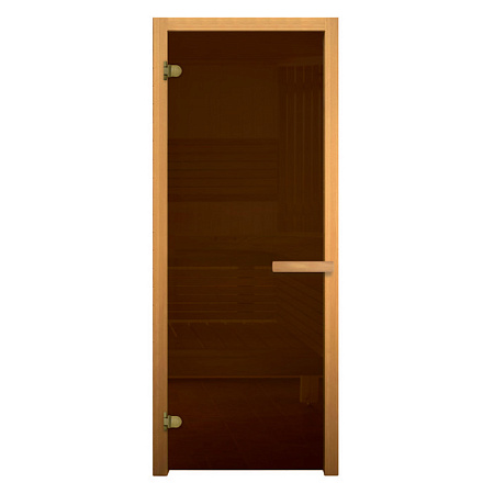 ДС  Бронза Матовая 180х70 (6мм, 2 петли 716 GB) (ХВОЯ) 