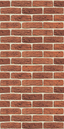 Плита ФАСПАН Красный (Терракот) №1002 Вертикаль 8мм, (1200х800)