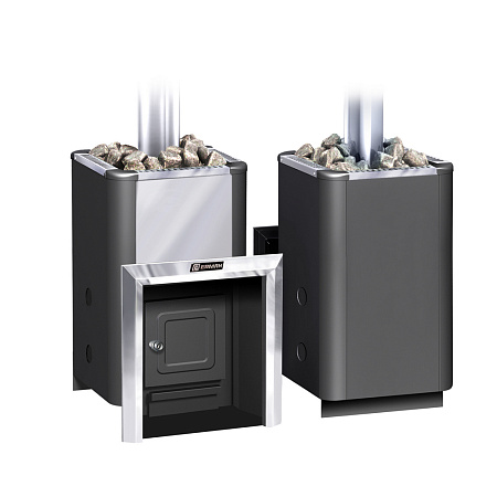 Печь банная газо-дровяная УРАЛОЧКА 20-Н Нерж - 3мм 430 INOX