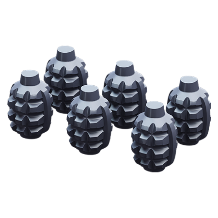 Комплект чугунного заряда (граната) Гефест (6 шт.)