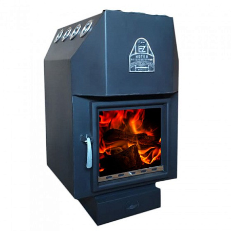 Печь отопительная "СТУДЕНТ" металлическая дверца со стеклом