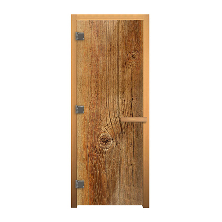 ДС ДЕКОР "ДЕРЕВО" ЛЮКС 190х70 (8мм, 3 петли 710 CR) (ОСИНА)