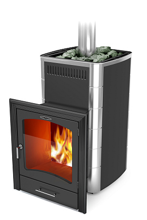 Печь банная Калина II Inox БСЭ ТО антрацит НВ ПРА