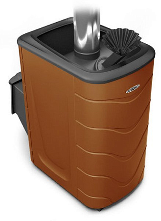 Печь банная Гейзер 2014 Inox ДА ЗК терракота