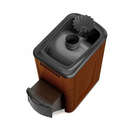 Печь банная Ангара 2012 Inox ДА ЗК терракота