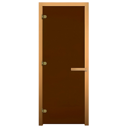 ДС  Бронза Матовая 170х70 (8мм, 3 петли 716 GB) (ХВОЯ)