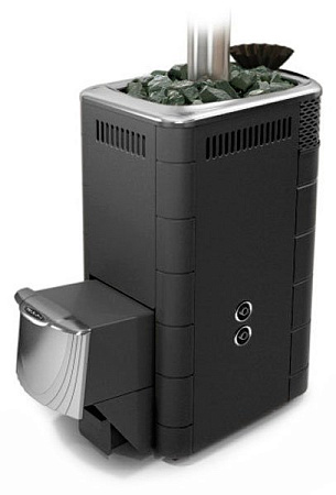 Печь банная Гейзер XXL 2017 Inox ДН ЗК ТО антрацит