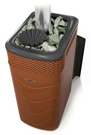 Печь банная Гейзер XXL 2017 Inox Витра ЗК терракота