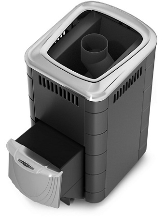 Печь банная Тунгуска 2017 Inox ДН антрацит