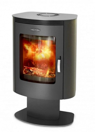 Печь камин Визиера черная бронза 150