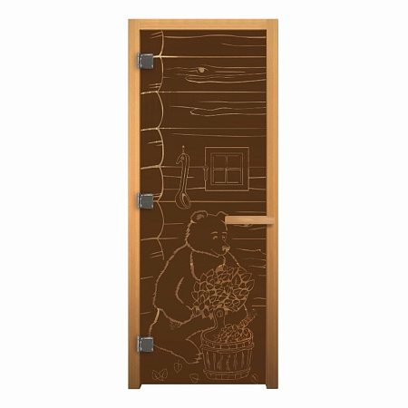 ДС Бронза "МИШКА" 190х70 (8мм, 3 петли 710 CR) (ОСИНА) Лев