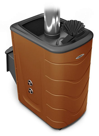 Печь банная Гейзер 2014 Inox ДА ЗК ТО терракота