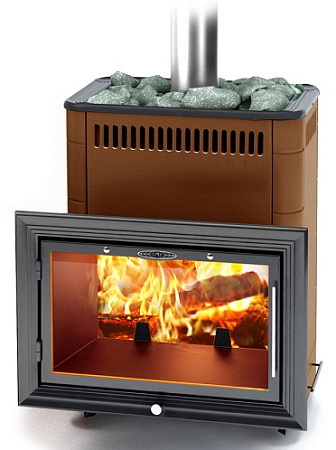 Печь банная Витрувия II Inox БСЭ терракота