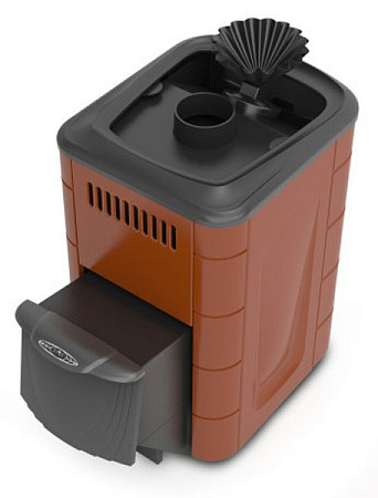 Печь банная Гейзер Микра 2017 Inox ДА ЗК терракота