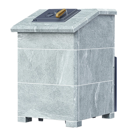 Облицовка ПРЕЗИДЕНТ Талькохлорит ГРОЗА 18М/П2 (h850/40 верх) под теплообменник СЛЕВА