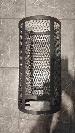 Сетка на трубу для Ураган под ШИБЕР 115 (240х507) Avangard ЗКН 25 Круглая (нижняя цилиндр) с крепл