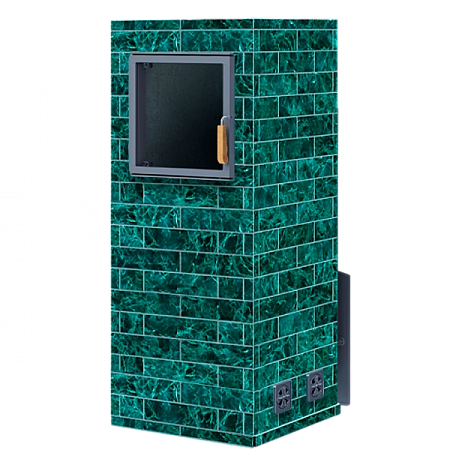 Облицовка Русский пар Змеевик GFS ЗК 25 П2 (h1520/40 верх) КИРПИЧ Т/О слева