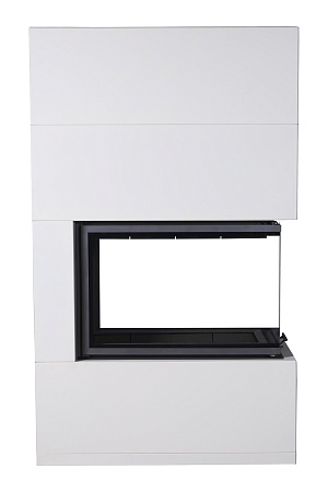 Камин РОДОС 900 СЛОНОВАЯ КОСТЬ, шамот черный