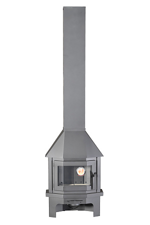 Камин МЮНХЕН ПРИСТЕННО-УГЛОВОЙ МИНИ графит