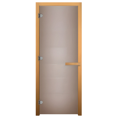 ДС  Сатин Матовая 180х70 (8мм, 3 петли 716 CR) (ОСИНА)