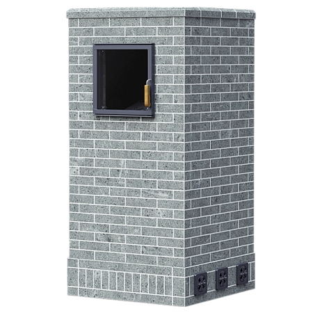 Облицовка РУССКИЙ ПАР Премиум Талькохлорит ГРОМ 50 П2 (h1900/50 верх)