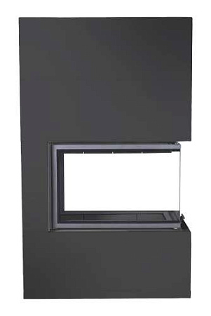 Камин РОДОС 900 ЧЕРНЫЙ, шамот черный