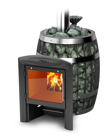 Печь банная Саяны II Inox Витра ЗК