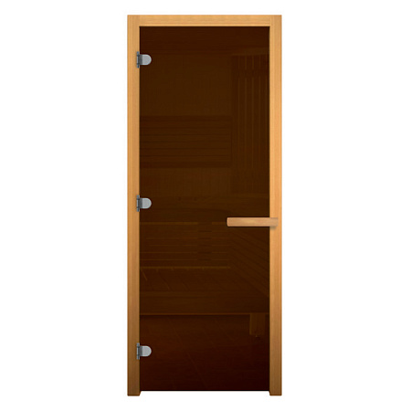 ДС  Бронза Матовая 190х70 (8мм, 3 петли 716 CR) (ОСИНА)