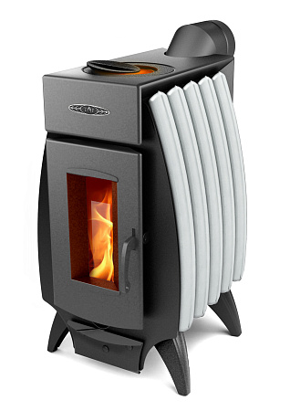 Печь отопительная Огонь-Батарея 5 антрацит-серый металлик