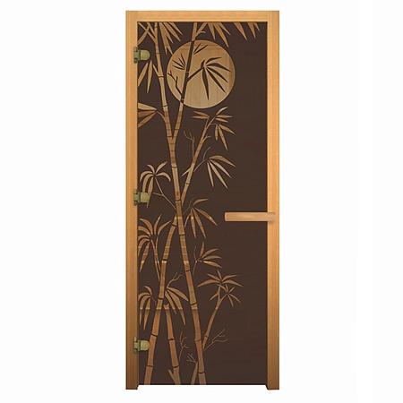 ДС Бронза "БАМБУК" 190х70 (8мм, 3 петли 710 CR) (ОСИНА) Лев