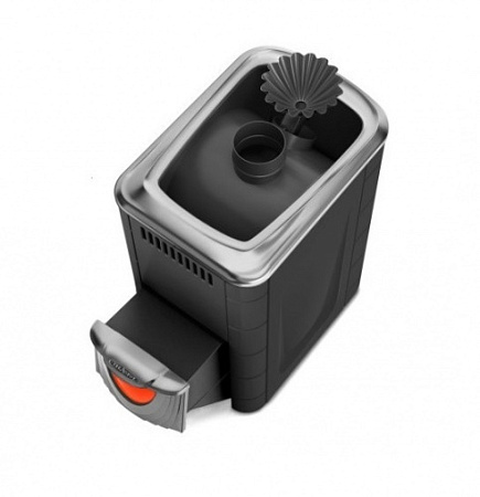 Печь банная Ангара 2012 Inox ДН ЗК антрацит