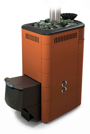 Печь банная Гейзер XXL 2017 Inox ДА ЗК ТО терракота